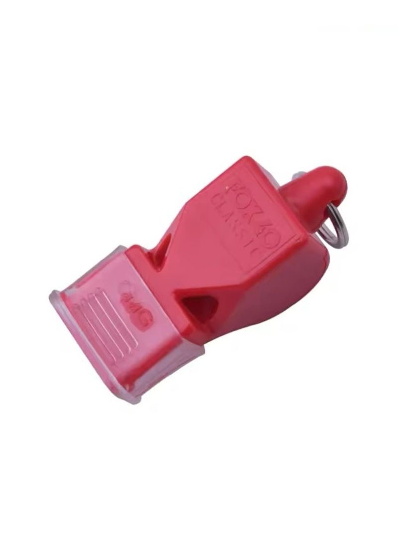 QSHOP QSHOP® Portable Sports Whistle Emergency Whistle ABS Material Referee Whistle for Camping Survival Basketball Football Lessons  - Image 1