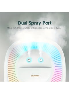 Arabest 1pc, 3000ml Colorful Atmosphere Light Humidifier - Large Capacity Cool Mist, Dual Spray Port, USB Personal Desktop for Bedroom, Travel, Office, Home  - Image 3