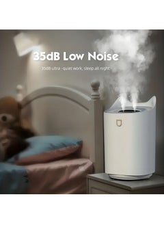 Arabest 1pc, 3000ml Colorful Atmosphere Light Humidifier - Large Capacity Cool Mist, Dual Spray Port, USB Personal Desktop for Bedroom, Travel, Office, Home  - Image 2