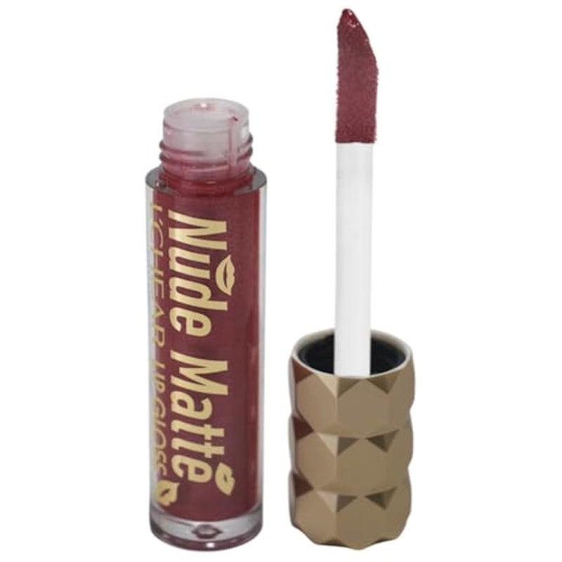 L'chear Lip Gloss Nude Matte Light&Thin Lasting Color Aqua Nourishment Shade Number 4 - Image 1