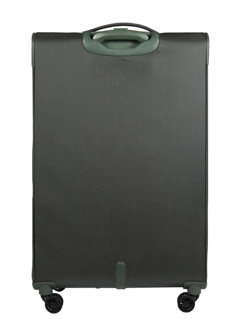 AMERICAN TOURISTER ماجوريس + حقيبة سفر، حجم تسجيل 83 سم، 4 عجلات دوارة، قمة ناعمة، 100% بوليستر، أخضر بلسم | قفل تركيبي TSA | قابل للتوسع - ضمان دولي لمدة 3 سنوات - Image 5