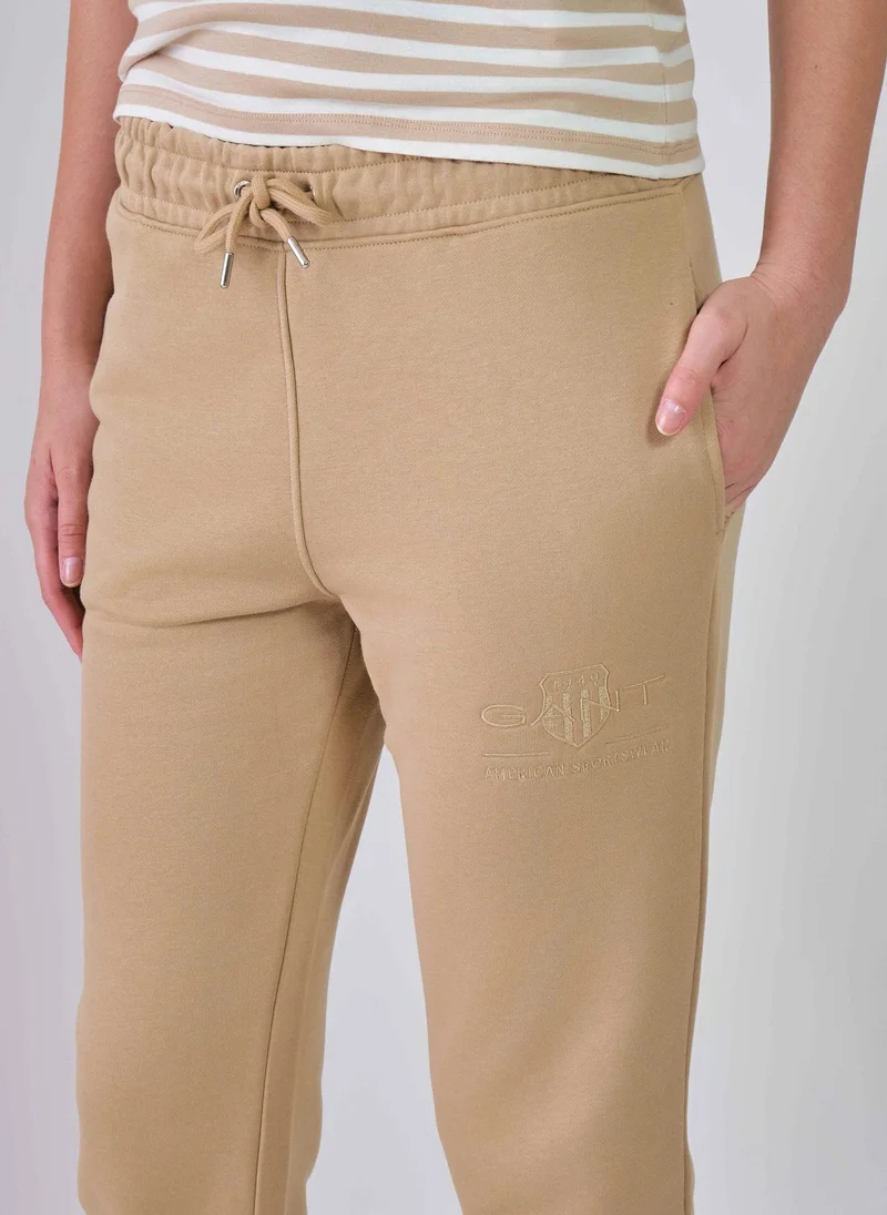 GANT Regular Fit Tonal Shield Sweatpants