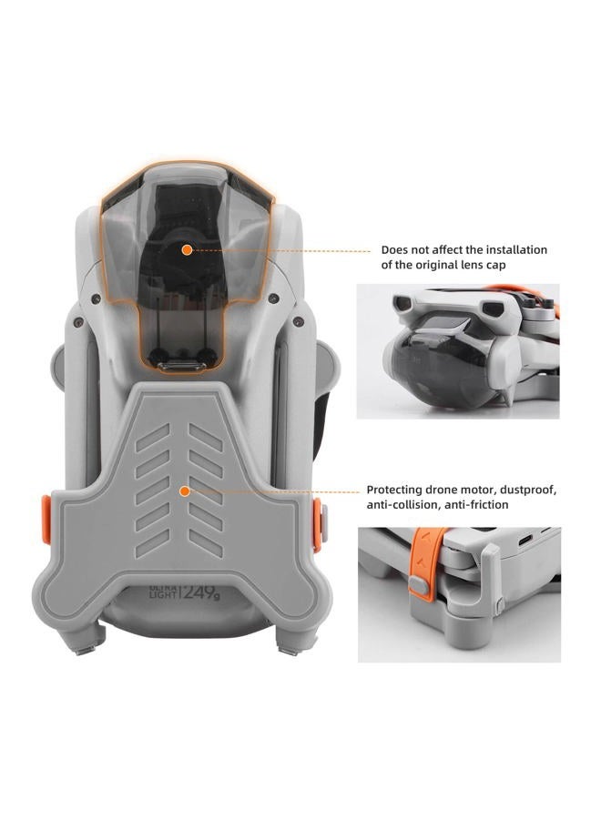 HeiyRC Mini 3 / Mini 3 Pro Propeller Holder,Prop Guard Strap Protector Stabilizer for DJI Mini 3 Series RC Drone Accessories(Orange) - Image 4
