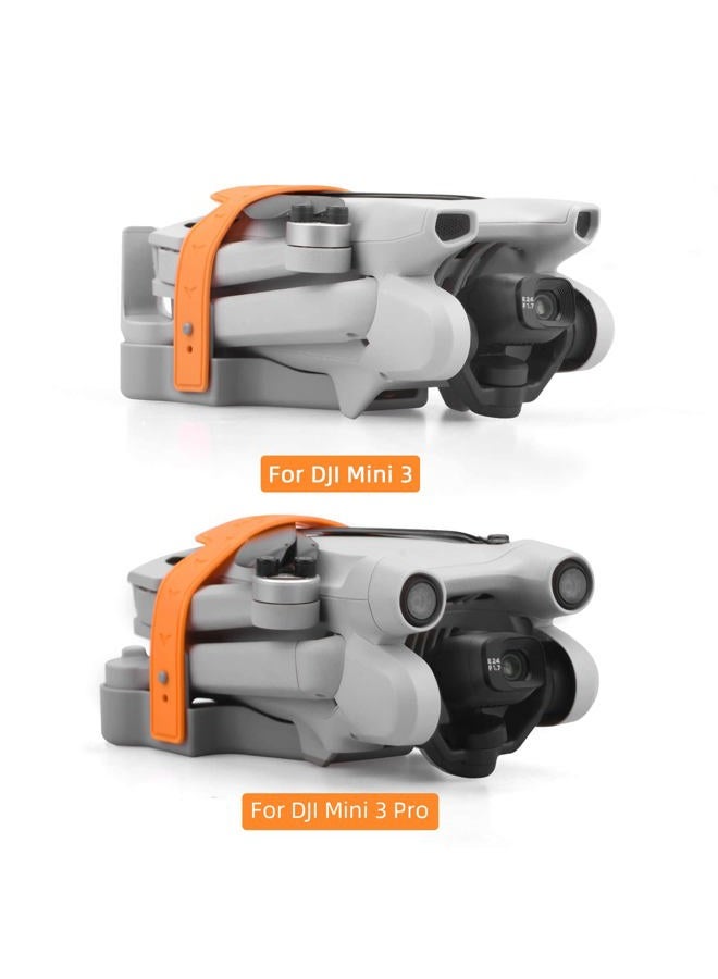 HeiyRC Mini 3 / Mini 3 Pro Propeller Holder,Prop Guard Strap Protector Stabilizer for DJI Mini 3 Series RC Drone Accessories(Orange) - Image 2