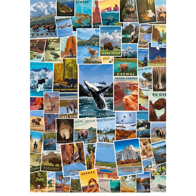 Funwares National Parks Puzzle - 1000 Piece Jigsaw Puzzle - Image 1