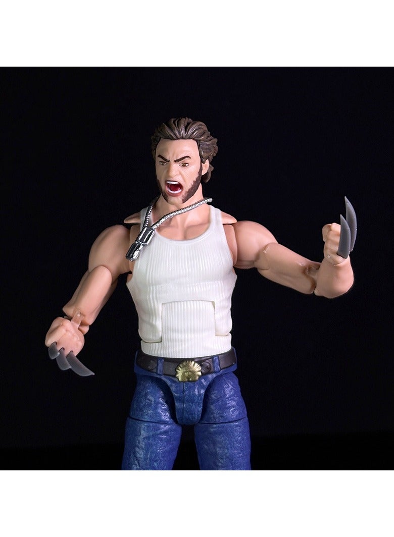 عام موديل تمثال لشخصية الوولفيرين (الدب الحجري) يمتلك مفاصل متعددة وينفذ حركات متحركة بمرونة، مما يعيد صورة الشخصية بشكل رائع. - Image 2