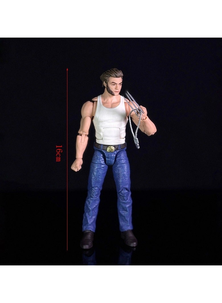 عام موديل تمثال لشخصية الوولفيرين (الدب الحجري) يمتلك مفاصل متعددة وينفذ حركات متحركة بمرونة، مما يعيد صورة الشخصية بشكل رائع. - Image 3