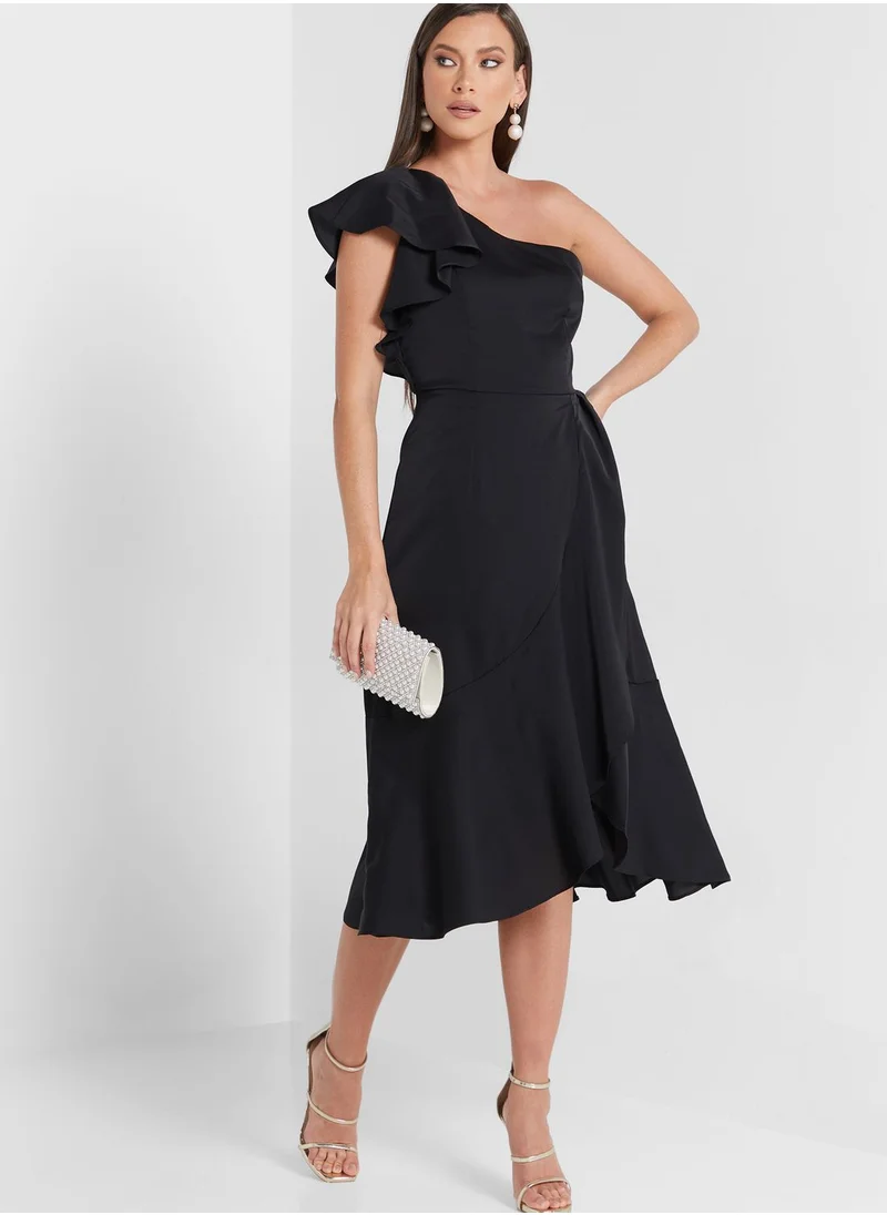 Ella Limited Edition Asymmetrical Ruffle Dress