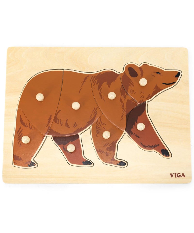 Bear 8 Piece Knob Puzzle