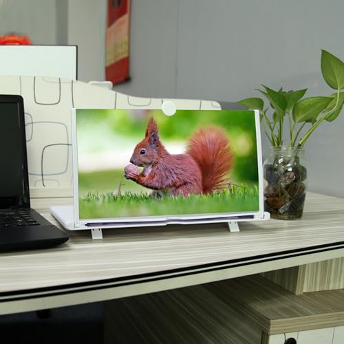 Ailenyun 14" Mobile Phone Screen Magnifier, 3D HD Projector for Movies & Videos, Foldable Stand with Screen Amplifier, Supports All Smartphones (White, 14 inches) - Image 5