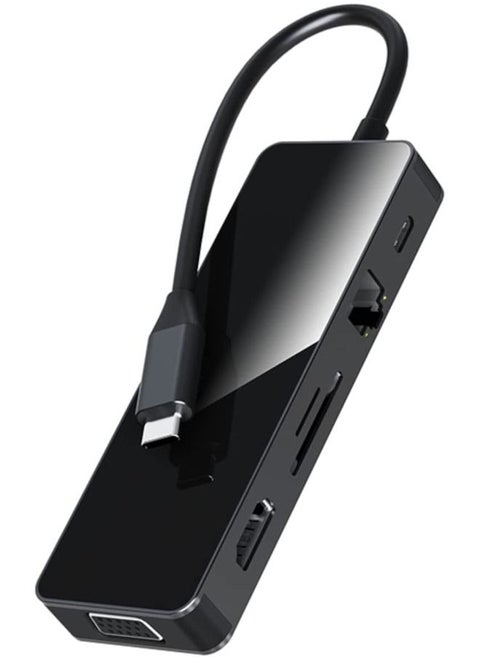 USB C Hub USB 3.0 Adapter Multi USB Port 11 in 1 Mirror USB Hub