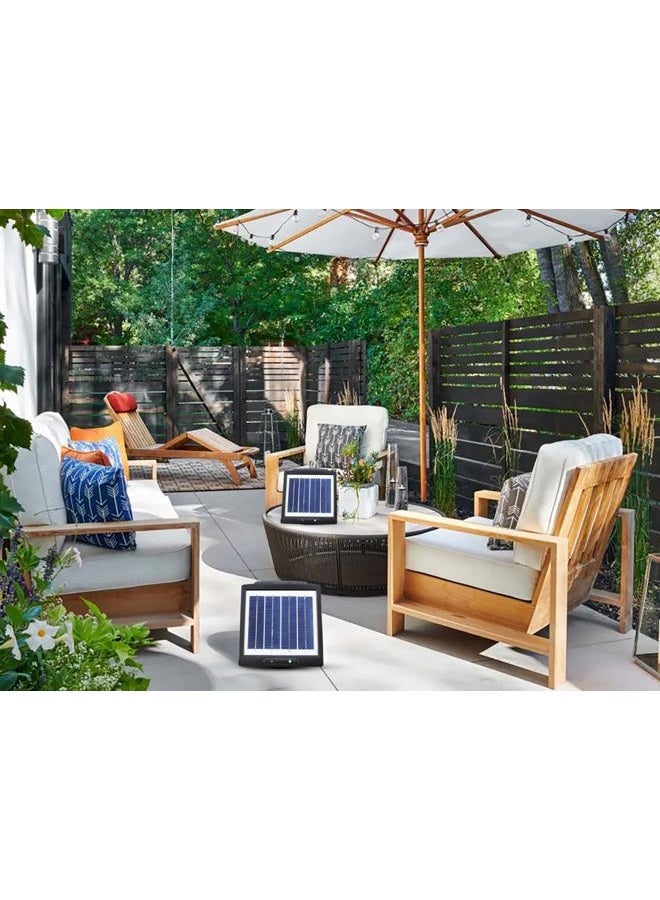 Sunway Solar AA & AAA Rechargeable Batteries Charger for 1.2V NiMH NiCD & 9V Battery with 2Watt Panel Portable Backup for 1.2V Ni-MH Ni-CD Household Battery(No Battery Included) - Image 4
