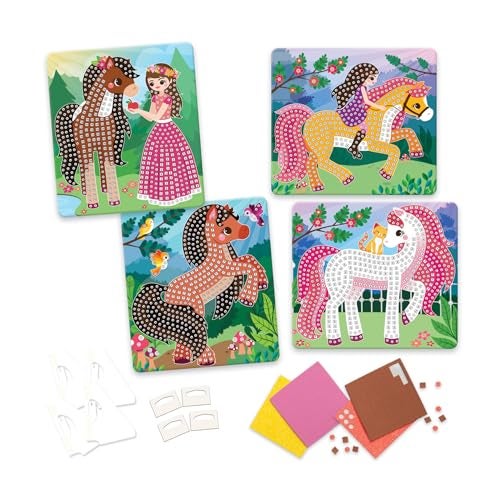 ORB 50993.0 Sticky Mosaics Horses, Multi, Brown/Yellow/Pink/Green, 12" x 2" x 10.75" - Image 2