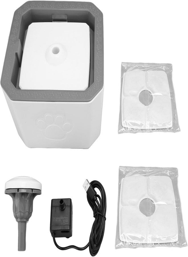 DGOOLS 2.5L Automatic Pet Water Fountain, BPA-Free, Ultra-Quiet Pump, USB Powered, 3 Flow Modes, Fresh Filtered Water Dispenser for Cats, Dogs & Small Pets - Image 2