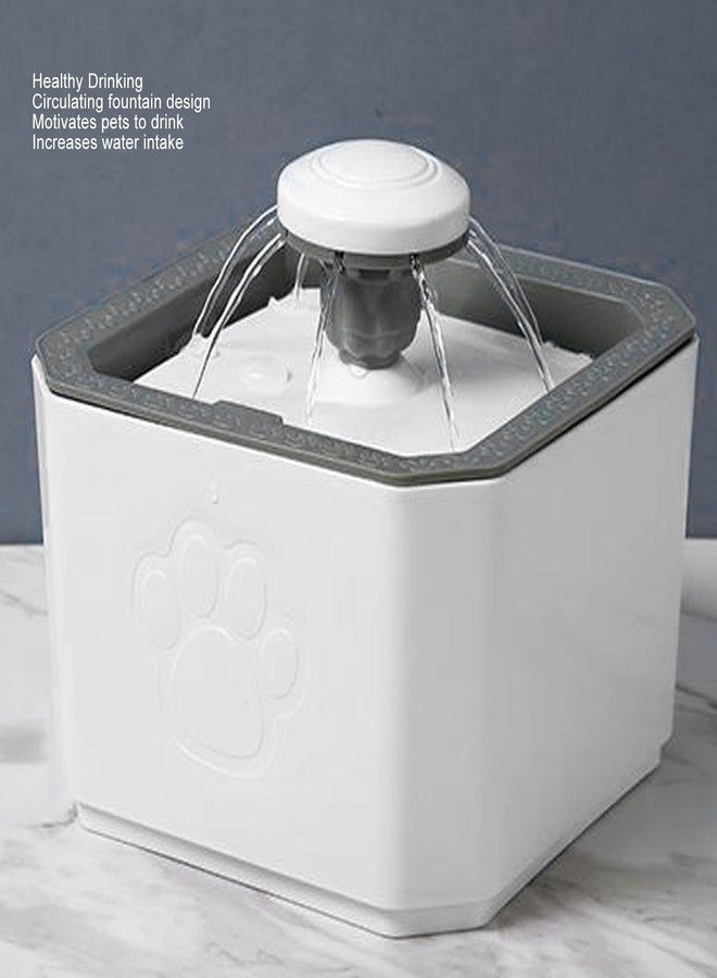 DGOOLS 2.5L Automatic Pet Water Fountain, BPA-Free, Ultra-Quiet Pump, USB Powered, 3 Flow Modes, Fresh Filtered Water Dispenser for Cats, Dogs & Small Pets - Image 3
