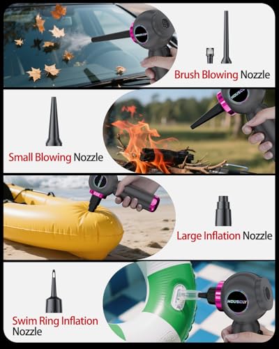 houscly Handheld Car Vacuum Portable Cordless 25000Pa High Power Small Mini Hand Vacuum Rechargeable 4-in-1 Wireless Handheld Vac for Car Office Desktop Home Cleaning Ideal Gifts for Men & Women - Image 3