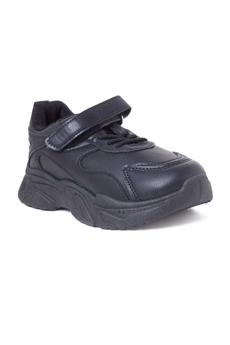Geoomnii School Shoes Pre-Teen Boys Black - Image 1