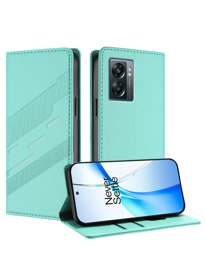 S-TOP Case For OnePlus Nord N300 Embossed Multi-functional Wallet Retro Leather Phone Case - Image 1