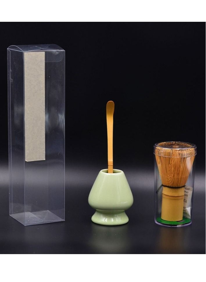 MIXDE - 4 Piece Matcha Set, Traditional Handmade Matcha Tea Tool - Image 1
