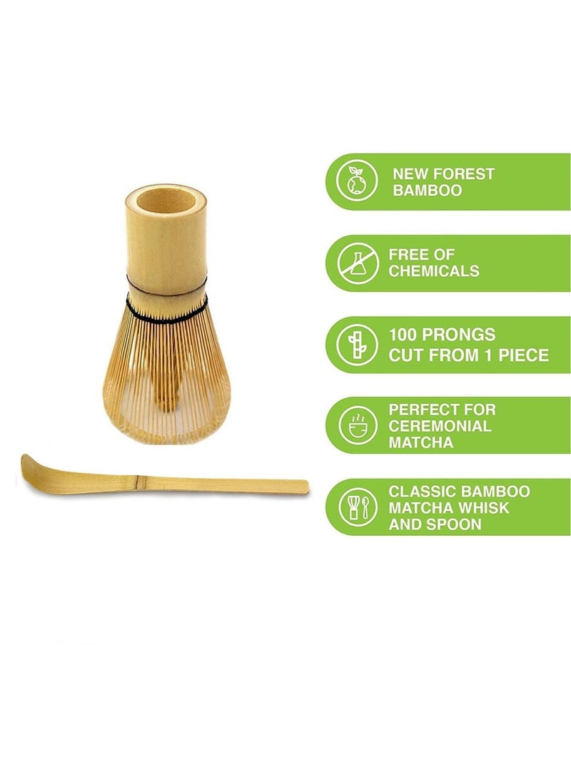MIXDE - 4 Piece Matcha Set, Traditional Handmade Matcha Tea Tool - Image 1