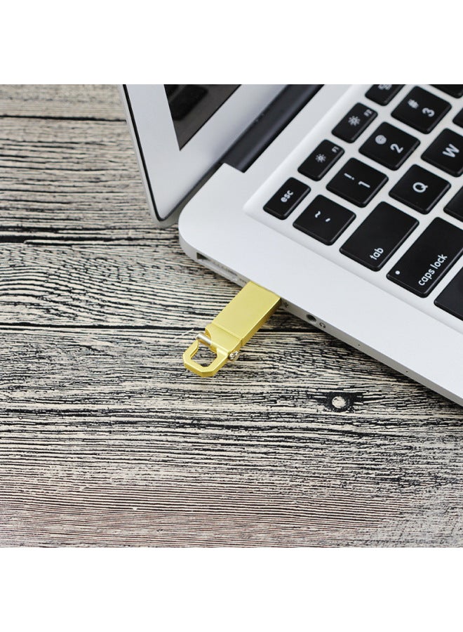 Metal USB Disk 32gU Disk Metal USB3.0 High Speed Music 16G USB Disk Custom Car USB Disk 2.0-Color:Black-Capacity:4GB  - Image 4