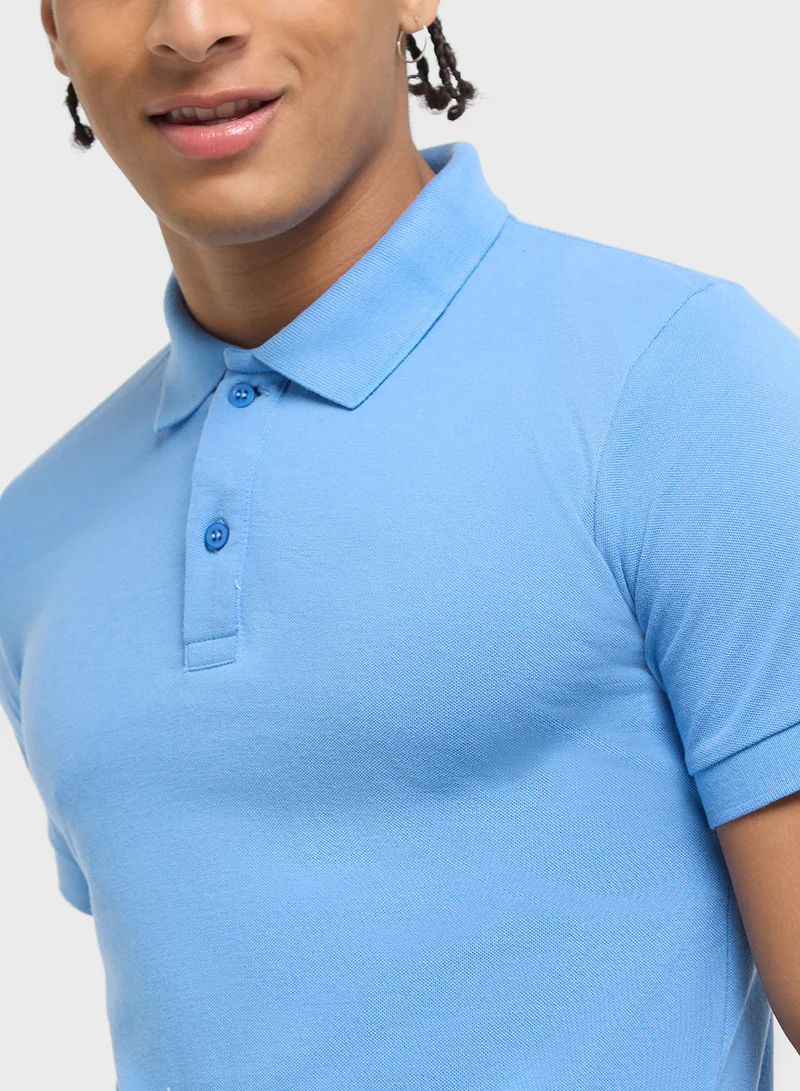 سفنتي فايف Essential Polo Shirt