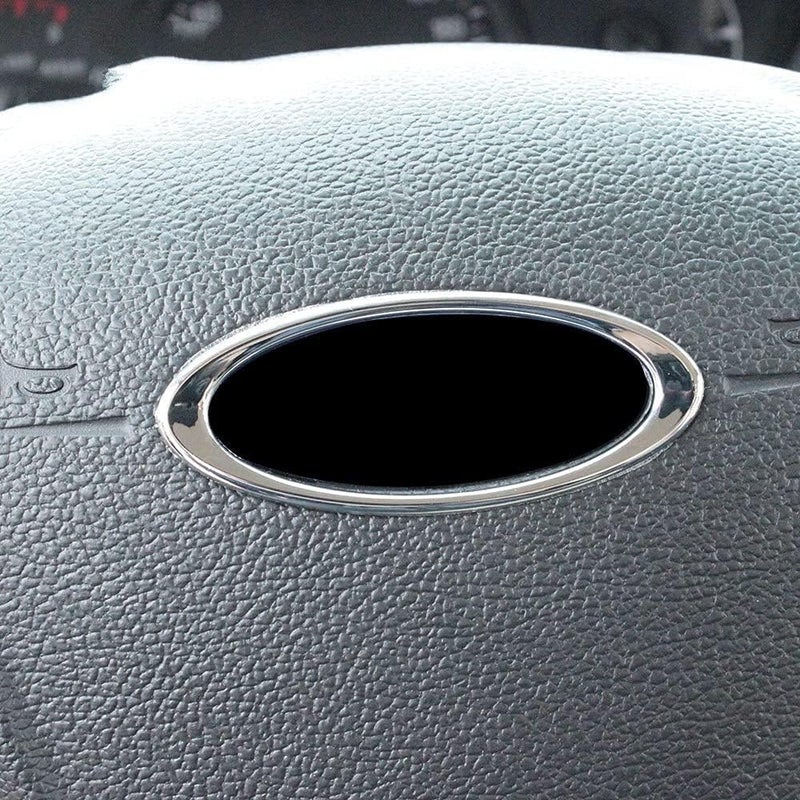 QASULER Steering Wheel Decoration Cover for Ford C-Max 2011-2014 - Image 4