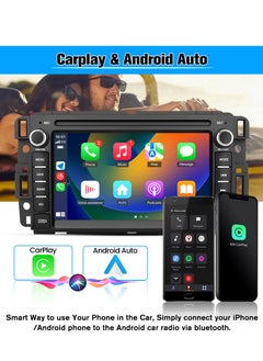 Junsun Car Stereo for Chevrolet/Buick/GMC Sierra Yukon Chevy Silverado Tahoe, Wireless Carplay Android Auto Touch Screen Android 12 Radio, 2G Ram 32G ROM  - Image 5