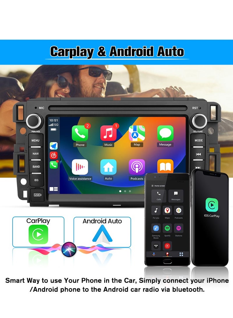 Junsun Car Stereo for Chevrolet/Buick/GMC Sierra Yukon Chevy Silverado Tahoe, Wireless Carplay Android Auto Touch Screen Android 12 Radio, 2G Ram 32G ROM  - Image 5