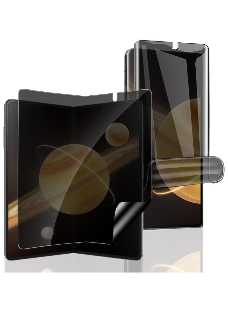 General - Privacy Screen Protector Compatible with Honor Magic V3,Anti Spy TPU External Screen Protector 1 Pack + Anti Spy Inner Screen Protector 1 Pack, Anti Scratch, No Bubbles for Honor Magic V3 - Image 1