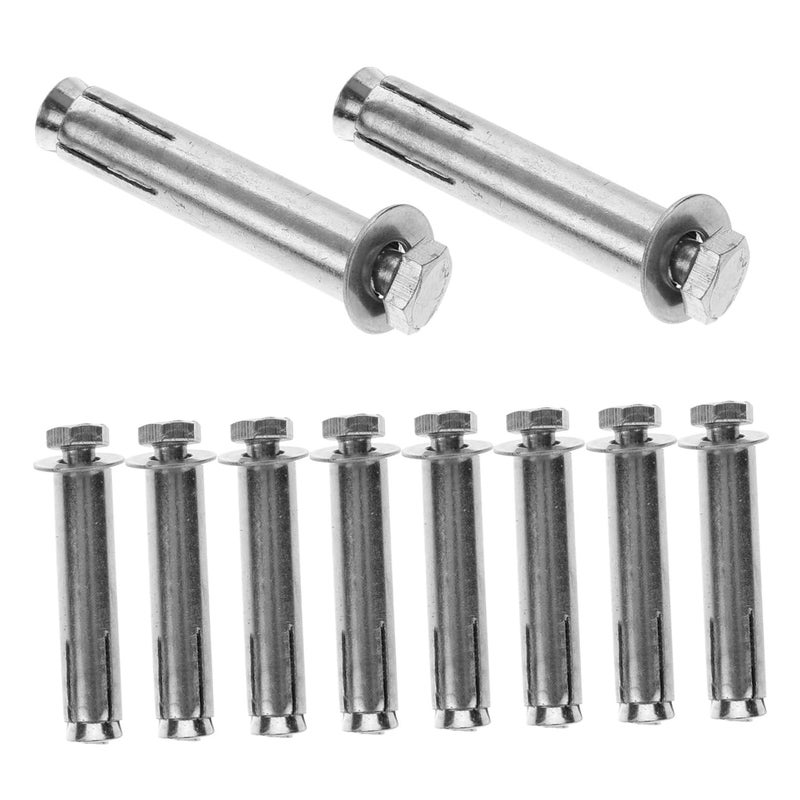 NUOBESTY 10pcs Stainless Steel M8x50mm Expansion Bolts Heavy Duty Countersunk Screws for Furniture Home Projects - Image 1