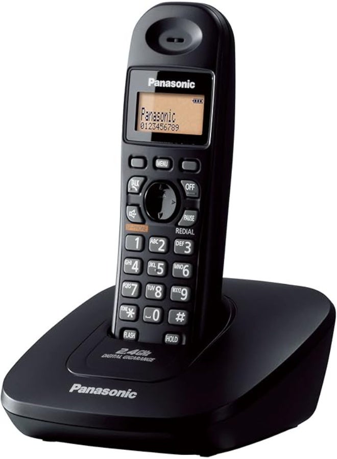 Panasonic KX-TG3611BX Cordless Telephone - Black - Image 1