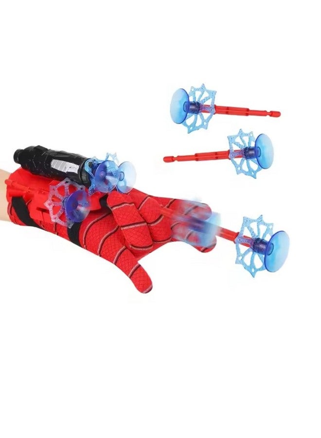 Upbeat UPBEAT Spider Web Shooter Toy for Kids I Superhero Roleplay Wrist Launcher with Safe Refill Silly String I Fun Gift for Boys & Girls I Pretend Play Spider Web Shooter I Superhero Dress-Up Toy  - Image 1