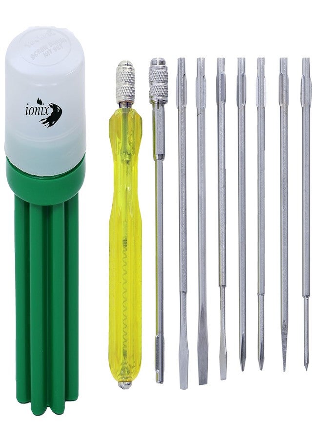 Ionix screw driver tool box, screw driver, screwdriver set for home, pechkas tool kit, tools kit for home, tester screwdriver, tool box kit for home use, Blue - Image 1
