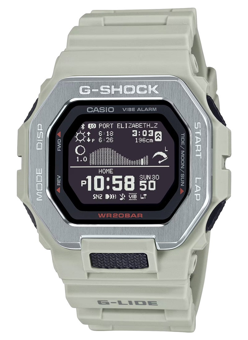 G-SHOCK - G-LIDE Bluetooth Equipped Biomass Plastic Digital Men's Watch GBX-100-8DR - Image 1