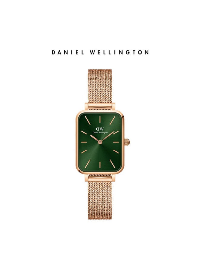 Daniel Wellington Dw Women's Watch, Small Green Dial, Fashionable Western-style Watch, Classic Retro Square Watch, Birthday Gift, Dw00100445 - Image 1