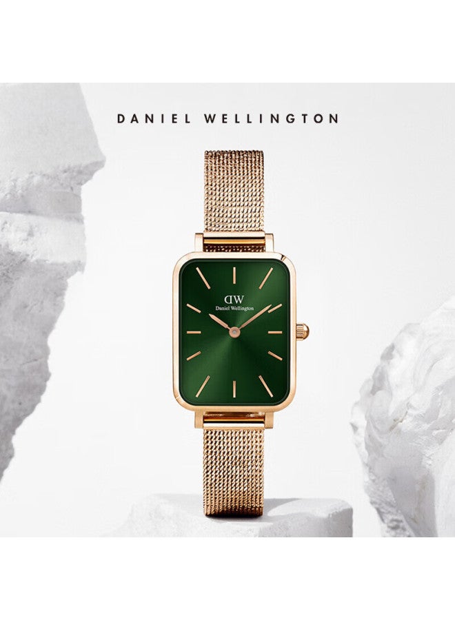 Daniel Wellington Dw Women's Watch, Small Green Dial, Fashionable Western-style Watch, Classic Retro Square Watch, Birthday Gift, Dw00100445 - Image 4