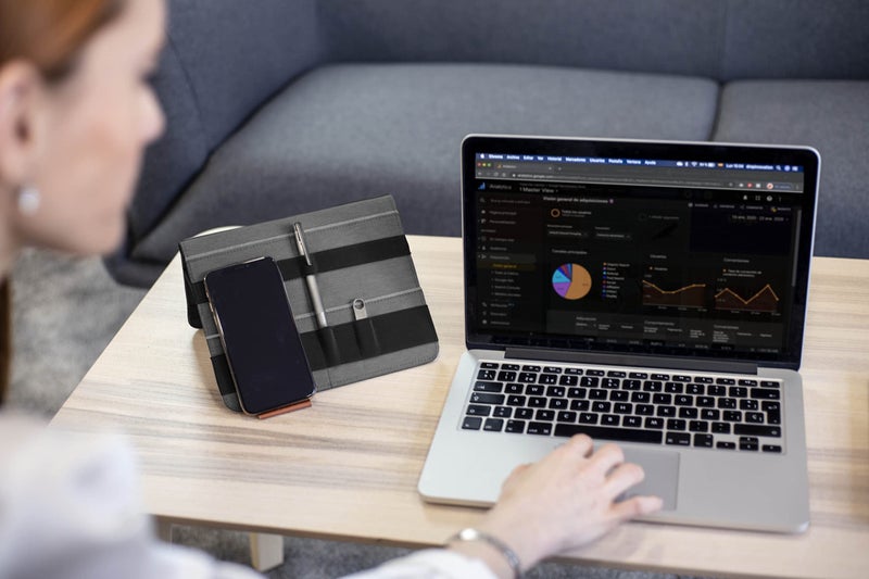 beblau Beblau FOLD Portable Electronic Organizer – Attachable Device & Desktop Accessory | Office & Home Organizer | Fits 13"-15" Laptops & A4 Notebooks | Backpack Insert | Personal organizer  - Image 5