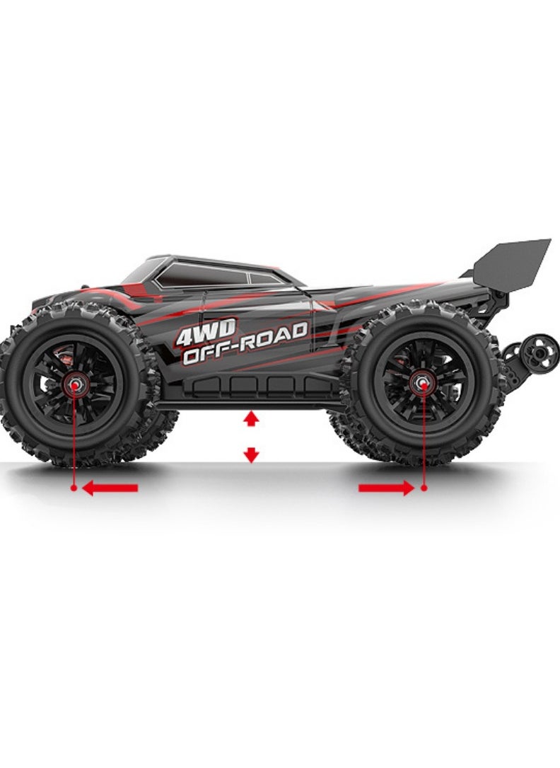 Mjx Brushless RC Hobby GradeTruck | High Speed, 2.4Ghz Remote Control | 1:16 Scale Radio Controlled Off-roader Electronic Monster R/C Truck | RTR, All Terrain - Black  - Image 2
