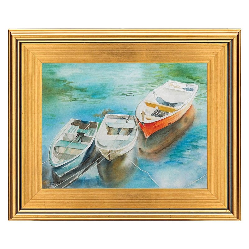 Creative Mark Plein Air Style Frame, Hand Leafed Gold, 8x8-2.75" Wide Moulding with 1/2" Rabbet Depth, Open Back W/O Glazing, Museum Quality, For Art Panels, Stretched Canvas, Pictures & More - Image 2