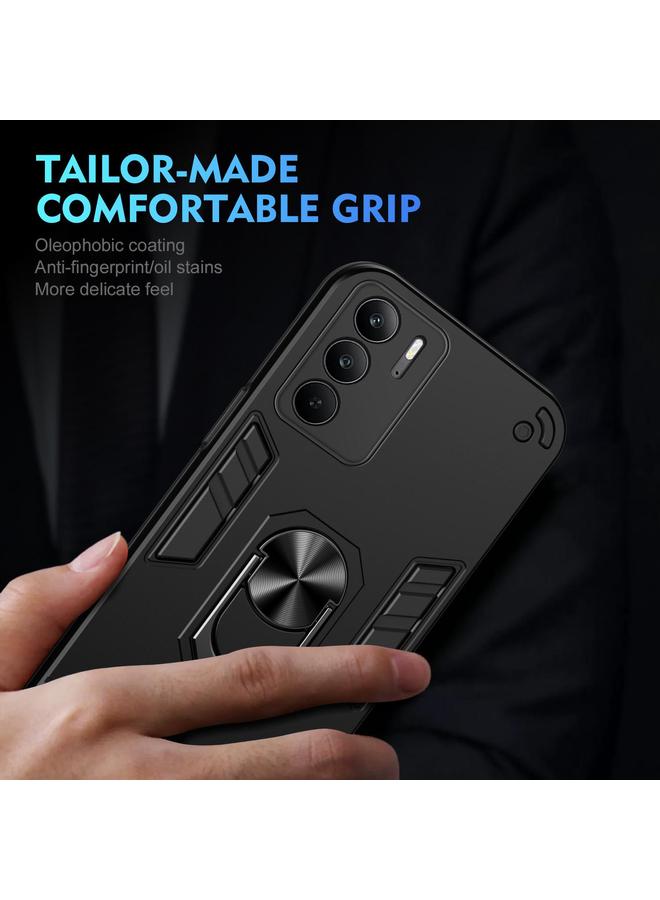 اس-توب جراب لهاتف Realme C75 جراب هاتف معدني مقاوم للصدمات مزود بحلقة - Image 5