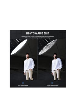 PROMAGE PROMAGE PM-USG59 150CM Quick Folding Umbrella Softbox With Grid  - Image 3