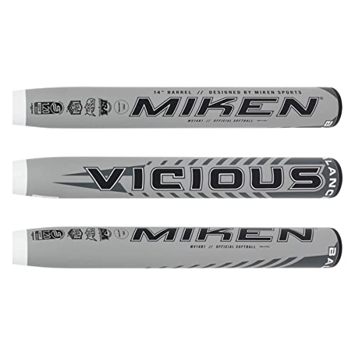 Miken Vicious 14 Balanced Dual Stamp Slow Pitch Softball Bat MV14B1 34 26 oz - Image 3