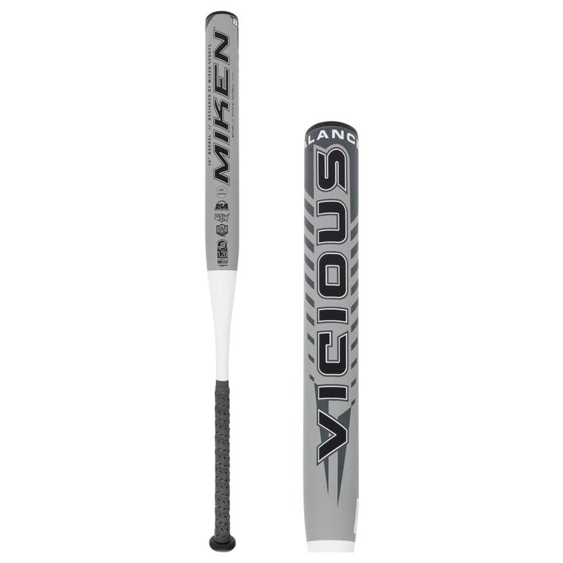 Miken Vicious 14 Balanced Dual Stamp Slow Pitch Softball Bat MV14B1 34 26 oz - Image 2