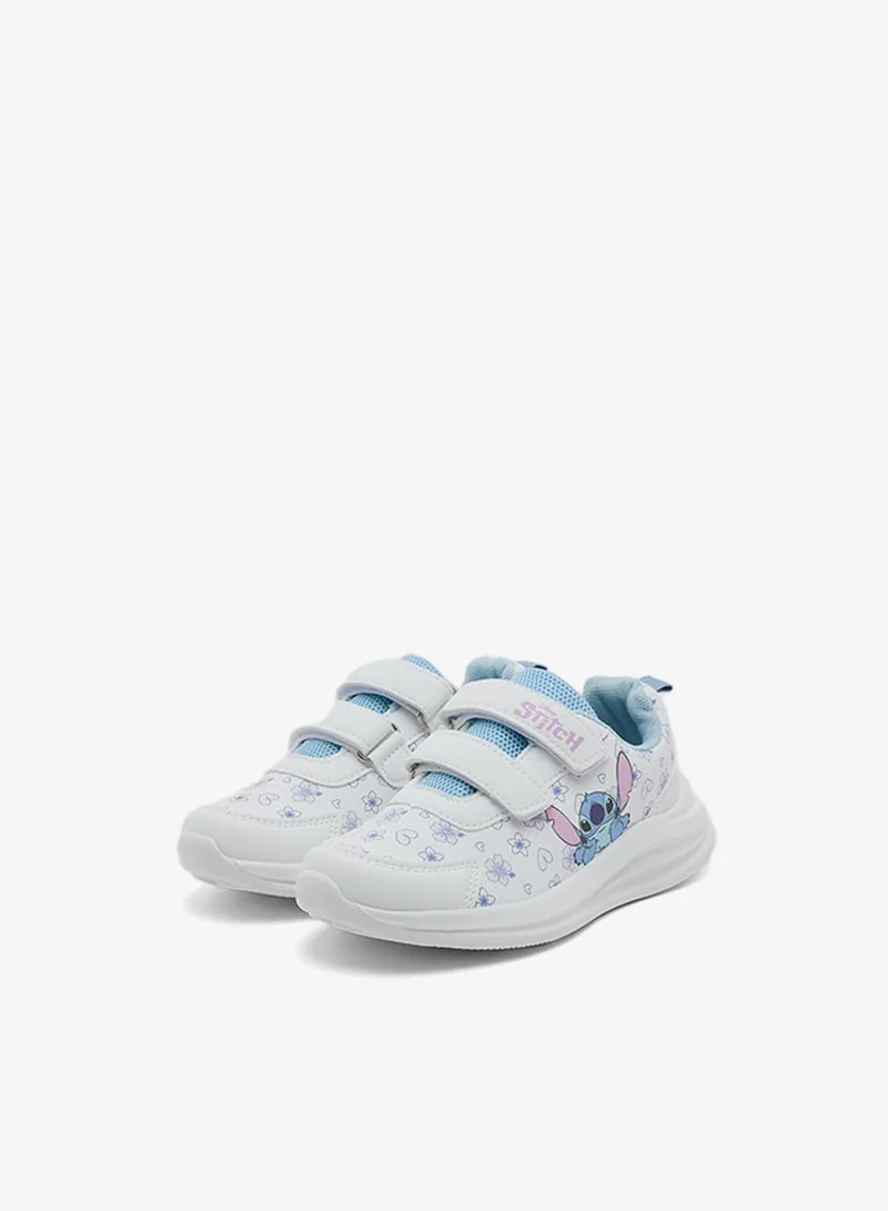 R&B Stitch Print Velcro Shoes