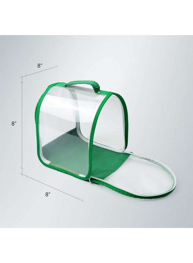 RESTCLOUD Small Butterfly Habitat, Insect Mesh Cage, Caterpillar Enclosure, Critter Cage, Bug Terrarium Portable Carry Handle Easy to Observe 8 x 8 x 8 Inches - Image 5