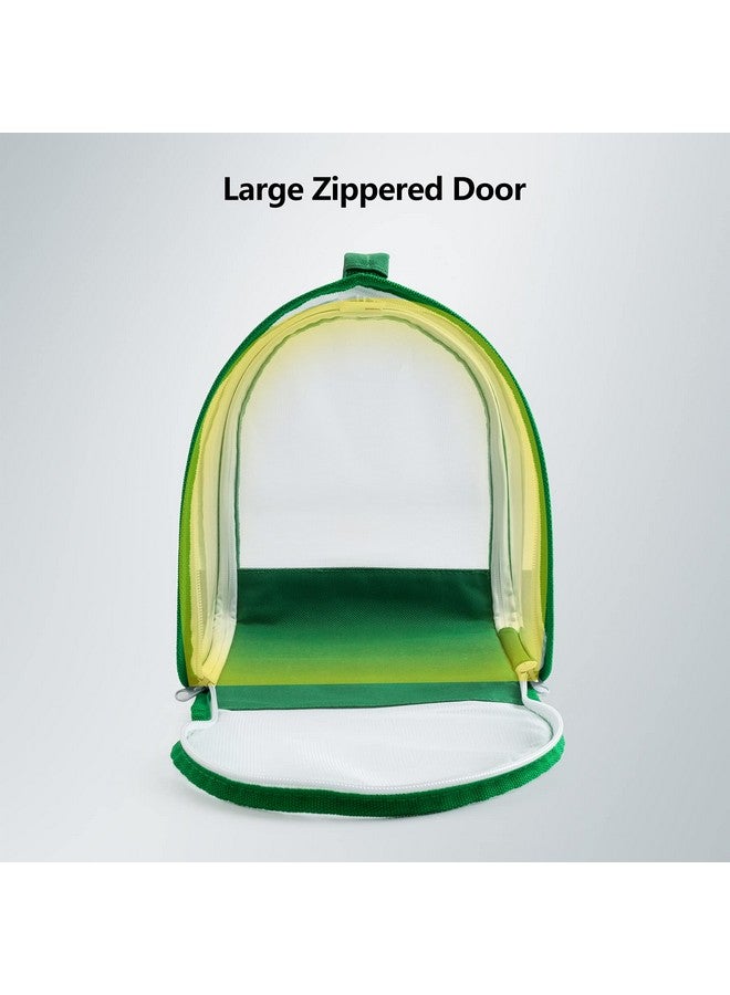 RESTCLOUD Small Butterfly Habitat, Insect Mesh Cage, Caterpillar Enclosure, Critter Cage, Bug Terrarium Portable Carry Handle Easy to Observe 8 x 8 x 8 Inches - Image 4