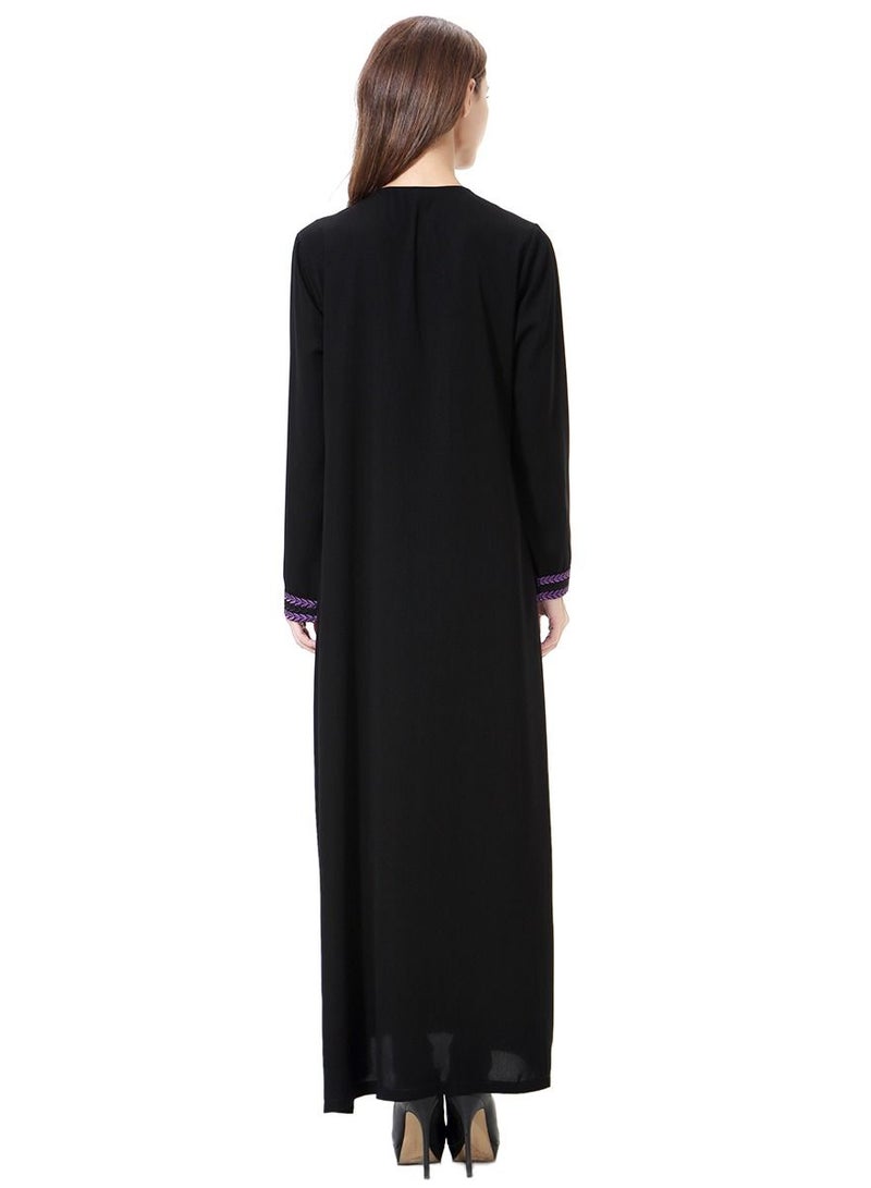 Loquat Muslim Lady wool peach Dress - Image 2