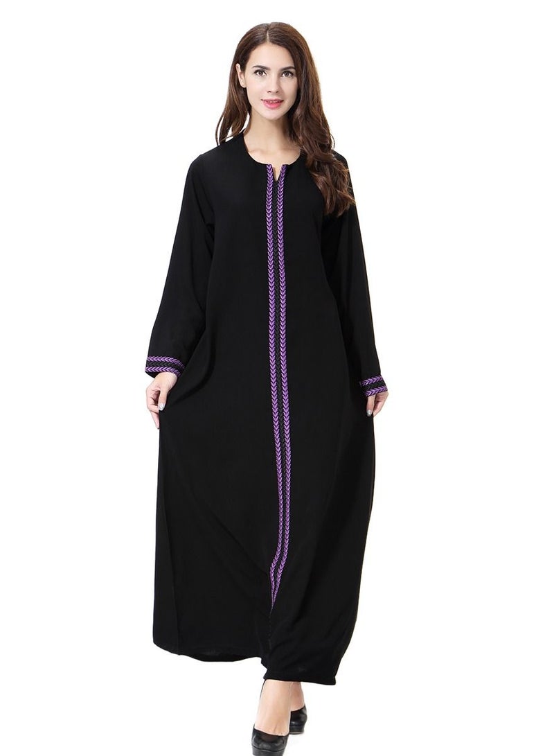 Loquat Muslim Lady wool peach Dress - Image 1