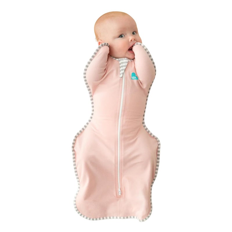 Love to Dream Swaddle UP Self-Soothing Sleep Sack 8-13 lbs., Dramatically Better Sleep, Snug Fit Calms Startle Reflex, 1.0 TOG, Dusty Pink, Small - Image 1